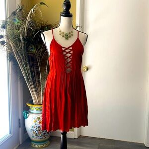 Red Planet Blue Dress